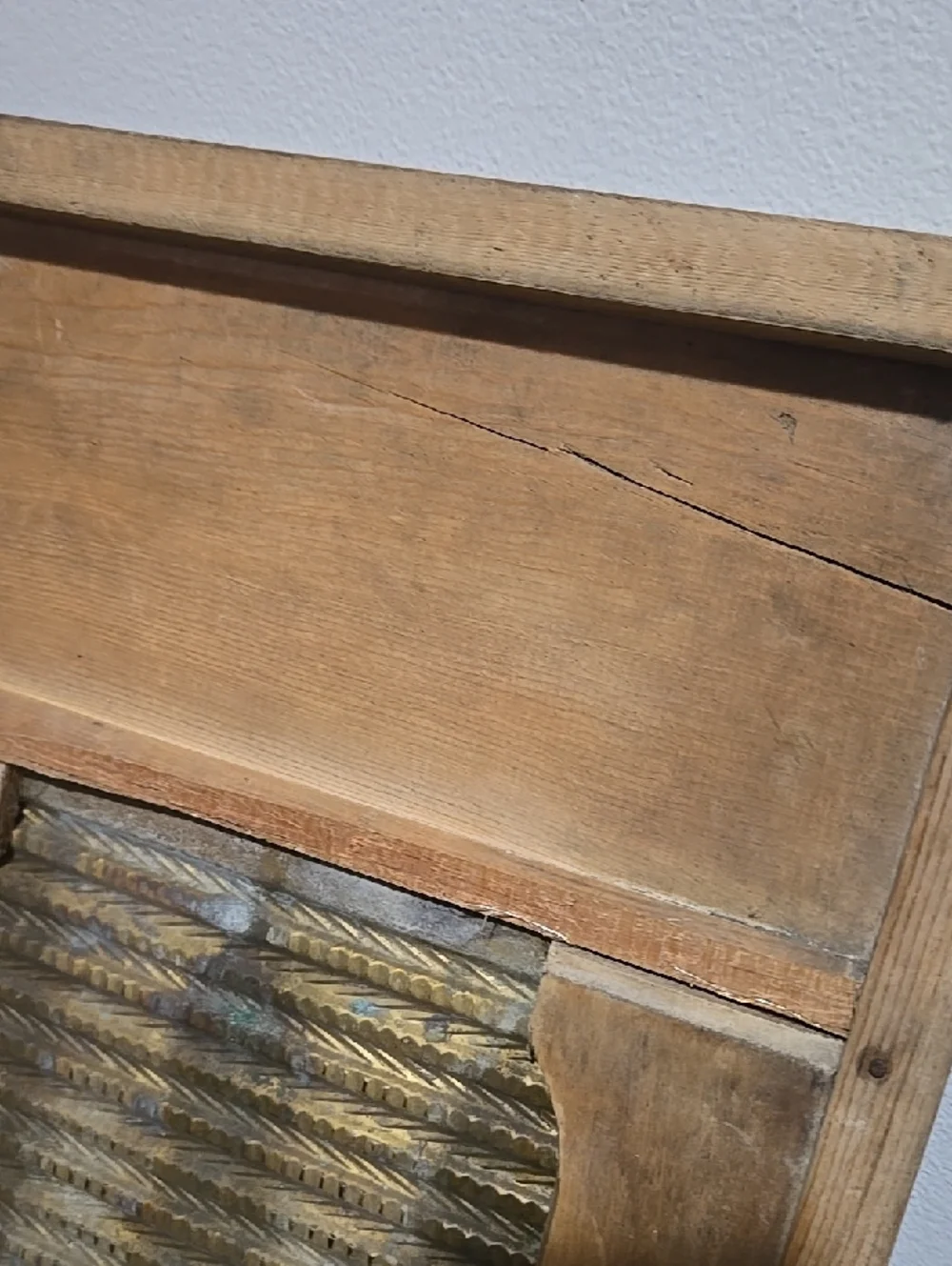 Vintage Wards Standard Quality Brass Washboard Antique Farmhouse Decor Home